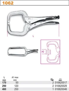 Beta SZCZYPCE NASTAWNE SAMOBLOK. TYP""C"" 170MM 1062GM/170 (1062/170) - Kombinerki i obcęgi - miniaturka - grafika 2