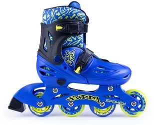 Spokey BUDDY ABEC1 Carbon vel 34-37 Niebieski - Rolki - miniaturka - grafika 2