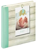 Albumy fotograficzne - Walther wzornictwo UK-147-A Baby Album Welcome, 28 x 30,5 cm, zielony UK-147-A - miniaturka - grafika 1