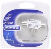 Kable - Bandridge BVP421  przewód adaptera (Coax M, 2 X COAX FM, męski/żeński, aluminium, metalowy) BVP420 - miniaturka - grafika 1