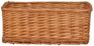 vidaXL vidaXL 4-częściowy zestaw koszyków składanych razem, brązowa wiklina - Pudła i pojemniki do przechowywania - miniaturka - grafika 7