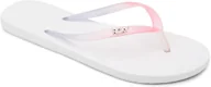 Klapki i japonki damskie - Roxy japonki damskie VIVA GRADIENT White/Pink/White WPW - miniaturka - grafika 1