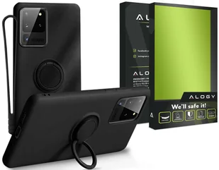 Alogy Etui silikonowe Ring Ultra Slim do Samsung Galaxy S20 Ultra Czarne 9007X1 - Etui i futerały do telefonów - miniaturka - grafika 6