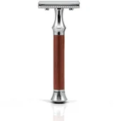 Maszynki do golenia i wkłady - Maszynka do golenia Giesen & Forsthoff Timor 1363 z zamkniętym grzebieniem, drewno padouk | EDYCJA VINTAGE - miniaturka - grafika 1