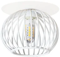 Oprawy, klosze i abażury - Candellux Oprawa stropowa SK-93 BK biała - miniaturka - grafika 1