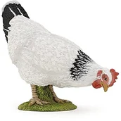 Figurki dla dzieci - Papo papo 51160  Pick się świetnym Biały kura, figurka do gry 51160 - miniaturka - grafika 1