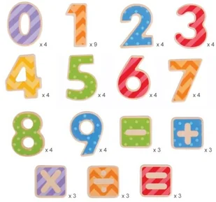 Bigjigs Toys magnetyczne cyferki do zabawy - Zabawki interaktywne dla dzieci - miniaturka - grafika 5