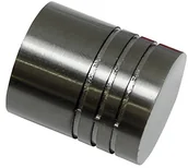 Karnisze - Gardinia 10011169 cylinder główka/końcówka do karniszy, seria Chicago, średnica 20 MM, Tytan 10011169 - miniaturka - grafika 1