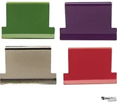 Spinacze i klipsy do papieru - Rapesco Clip 40mm (50szt)RC4050MC kolo RAPESCO - miniaturka - grafika 1