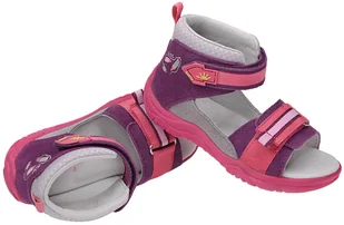 Bartek Sandałki na rzepy 61593 66701217 - Buty dla dziewczynek - miniaturka - grafika 4