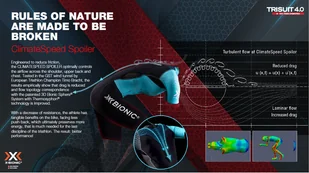 XBIONIC XBIONIC Strój triathlonowy męski DRAGONFLY 5G czarno-czerwony - Bielizna sportowa męska - miniaturka - grafika 3