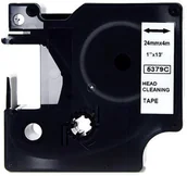 Papier do drukarek - Dymo 5379C, 24mm x 4m, czarny druk / biały podkład, czyszczenie, taśma zamiennik - miniaturka - grafika 1