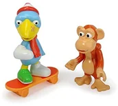 Figurki dla dzieci - Dickie Toys bohatera miasta, zestaw do figurek za pomocą kazimierz brodata i Anton małp, w zestawie deska skateboardowa z biegiem i karty kolekcja z geheim Code - miniaturka - grafika 1