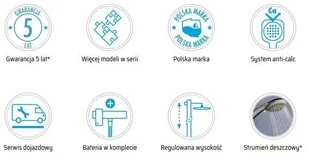 Deante Deszczownia z baterią termostatyczną Jasmin nero - czarna NAC_N4GT - ZNALAZŁEŚ TANIEJ$73 ZADZWOŃ 726 713 313 NAC_N4GT - Zestawy prysznicowe - miniaturka - grafika 4