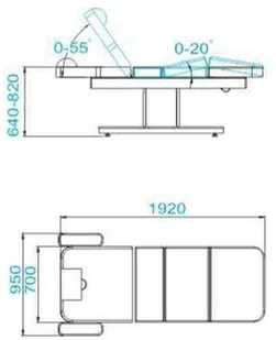 ACTIVESHOP Spa Leżanka Kosmetyczna Azzurro 805 1 Siln. Venge/Latte Podgrzewana 10003_123999 - Meble kosmetyczne - miniaturka - grafika 3