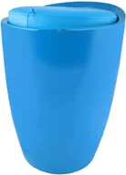 Kosze na bieliznę - Sepio Sepio Kosz Pufa Prince niebieski 70x50x50 cm - miniaturka - grafika 1