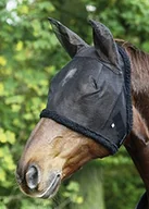 Pielęgnacja uszu i oczu zwierząt - United Sportproducts Germany USG czepek na muchy z ochroną uszu, czarny 3864 - miniaturka - grafika 1