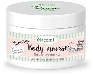 Nacomi Mus do ciała Makaroniki mango - Mus do ciała Makaroniki mango - - Balsamy i kremy do ciała - miniaturka - grafika 2