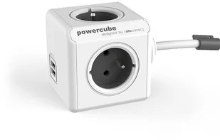Powercube ORNO-Polska ORNO Przedłużacz Z 4-KROTNYM GNIAZDEM E/FR I 2XUSB 5V/2.1A - Przedłużacze i rozgałęźniki - miniaturka - grafika 3