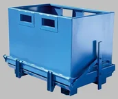 Wyposażenie gospodarstwa rolnego - 359 Kontener z otwieranym dnem do wózka widłowego pojemność 1500 L) 35976263 76263-uniw - miniaturka - grafika 1