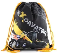 Torby szkolne - Target Docelowa torba sportowa Koparka czarna - miniaturka - grafika 1