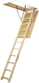 Schody strychowe - Fakro Schody strychowe LWS Plus 280 z drewnianą drabinką - miniaturka - grafika 1