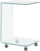 Ławy i stoliki kawowe - vidaXL Stolik kawowy, 45 x 40 x 63 cm, szkło hartowane - miniaturka - grafika 1