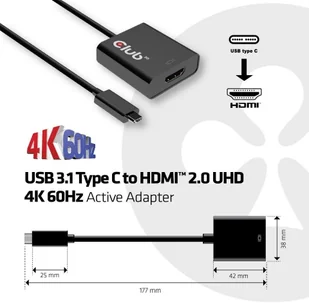Club 3D Adapter Club3D CAC-2504 2_410756 - Huby USB - miniaturka - grafika 4