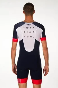 ZEROD Strój triathlonowy RACER TT SUIT Marinere Navy - Bielizna sportowa męska - miniaturka - grafika 3