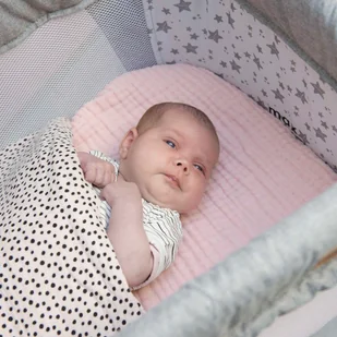 Soozly  Łóżeczko turystyczne z moskitierą Szary 64655 - Łóżeczka i kojce - miniaturka - grafika 4