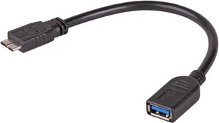 Akyga Kabel USB 3.0 AK-AD-30 USB A(F) - micro USB B(M) 0,15m OTG czarny AK-AD-30 - Kable USB - miniaturka - grafika 2