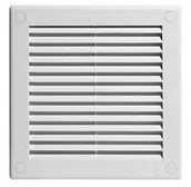 Kratki wentylacyjne - Parkanex Wentylacyjna 100x100 Biała Tworzywo - miniaturka - grafika 1