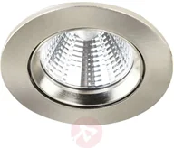 Lampy sufitowe - Nordlux Lampa sufitowa wpuszczana LED Fremont 2 700 K stal - miniaturka - grafika 1