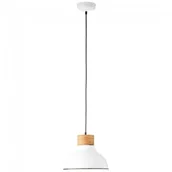 Lampy sufitowe - Brilliant Pullet Lampa Wisząca Biały Ciemne drewno 1-punktowy Dworek/Vintage Obszar wewnętrzny Pullet 93791/05 - miniaturka - grafika 1