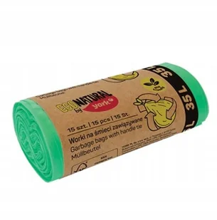 York Worki na śmieci zawiązywane Eco 35L / 15 szt. - Worki na śmieci - miniaturka - grafika 2