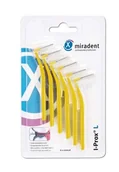 Szczoteczki międzyzębowe - MIRADENT MIRADENT I-PROX L żółte szczoteczki międzyzębowe bardzo wąskie 6 szt. - miniaturka - grafika 1