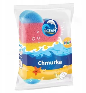 Ocean Hal Gąbka Do Kąpieli Dla Dzieci Chmurka - Rękawice i gąbki do kąpieli - miniaturka - grafika 2