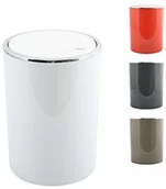 Koszyki łazienkowe - MSV Aspen łazienkowy kosz na śmieci, tworzywo sztuczne i chrom, otwierany na pedał nożny, 6l, wymiary ( x gł.) ok. 18,5 x 26cm, dostępny w 5 kolorach 145198 - miniaturka - grafika 1