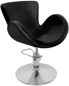 Meble fryzjerskie - HAIR SYSTEM FOTEL FRYZJERSKI Q-003F black/black - miniaturka - grafika 1