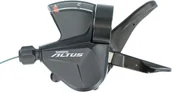 Części rowerowe - Shimano Shimano Altus SL-M2010 Dźwignia przerzutki 2-rz., black  2020 Klamkomanetki lewe E-SLM20102LB - miniaturka - grafika 1