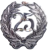 Pozostałe akcesoria dla kotów - Folat dekoracja ścienna 25. jubileusz 45 cm - miniaturka - grafika 1