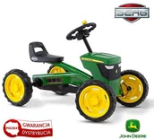 Jeździki dla dzieci - Berg Gokart na pedały John Deere Ciche koła 2-5 lat do 30 kg 24.30.11.00 - miniaturka - grafika 1