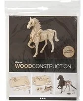 Creativ Company A S Puzzle 3D, drewniane, koń - Decoupage - miniaturka - grafika 2