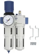 Akcesoria pneumatyczne - RQS Regulator Ciśnienia Z Odwadniaczem I Naolejaczem 3/4"""""""" Midi Rqs (2230000380217) - miniaturka - grafika 1