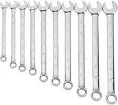 Klucze i nasadki - Stanley Zestaw kluczy płasko-oczkowy 10 elementowy DEWALT (DWMT19227-1) - miniaturka - grafika 1