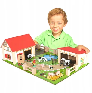 Eichhorn Drewniana Farma 25 el. GXP-503493 - Figurki dla dzieci - miniaturka - grafika 3