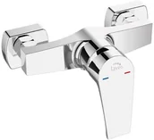 Baterie wannowe i prysznicowe - Laveo Deza prysznicowa natynkowa chrom BAD040D - miniaturka - grafika 1