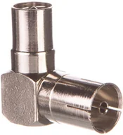 Złącza, przejściówki, adaptery - goobay Wtyk adapter kątowy IEC IEC 11391 - miniaturka - grafika 1