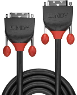 Lindy 36257 Kabel DVI-D Single Link Black Line 3m LY-36257 - Kable - miniaturka - grafika 2