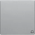 Wyłączniki światła i elektryczne - Berker ""KLAWISZ POJEDYNCZY DZWONEK"""" ALUMINIUM Q1 Q3 Q7 16206054"" - miniaturka - grafika 1